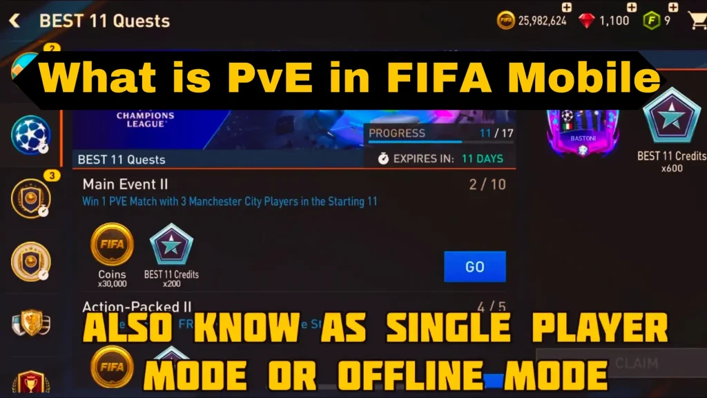 What is PvE in FIFA Mobile & how to Play