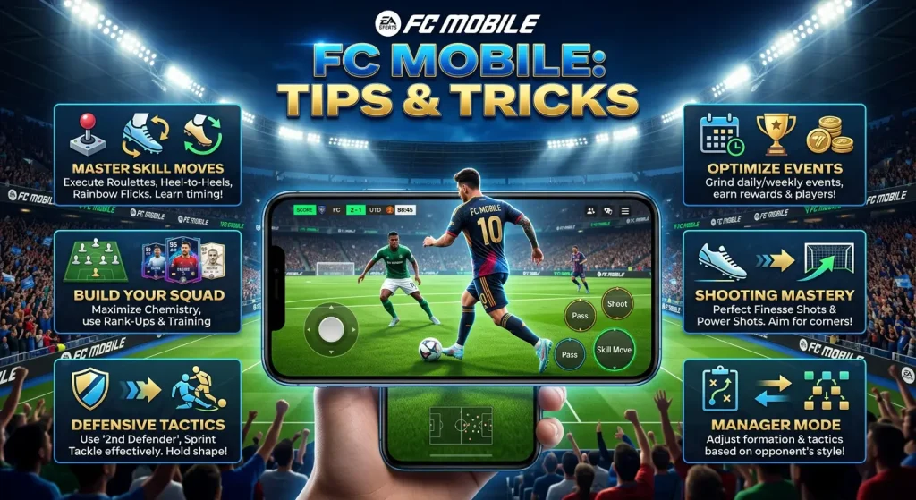 Fc Mobile tips and tricks for begginers